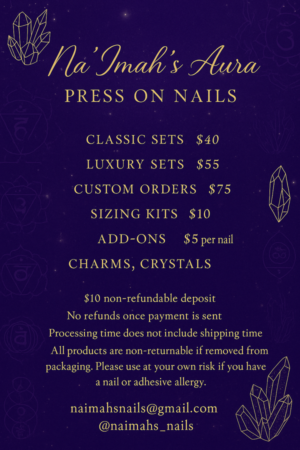 Na'Imah's Aura Press-On Nails